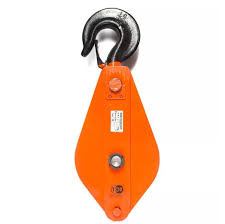 Блок монтажный однорольный с крюком TOR 5 т с откидной щекой (T)* Блок монтажный однорольный с крюком TOR 5 т с откидной щекой (T)*