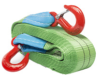 Буксир текстильный ленточный 8,0 т 5,0 м (крюк-крюк) Буксир текстильный ленточный 8,0 т 5,0 м (крюк-крюк)