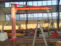 Кран консольный поворотный ручной TOR PSJ45050 500 кг, высота 4 м, стрела 5 м Кран консольный поворотный ручной TOR PSJ45050 500 кг, высота 4 м, стрела 5 м