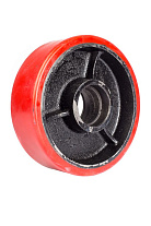 Колесо полиуретановое 160х50 мм без подшипника для тележек гидравлических JC/DF-III/DB/BFC Колесо полиуретановое 160х50 мм без подшипника для тележек гидравлических JC/DF-III/DB/BFC