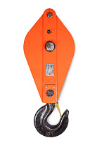 Блок монтажный однорольный с  крюком TOR H K1 2т с откидной щекой (G)