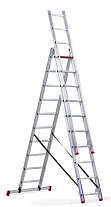 Лестница 3-х секционная алюминиевая 3*10 Лестница 3-х секционная алюминиевая 3*10