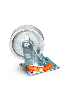 Колесо поворотное чугунное EM01 VKV 100 100 мм термостойкое Колесо поворотное чугунное EM01 VKV 100 100 мм термостойкое