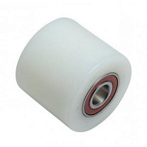 Колесо нейлоновое 80х70 мм с подшипником для тележек гидравлических BF/DF-III/RHP/AC/DF/CW2/PWH Колесо нейлоновое 80х70 мм с подшипником для тележек гидравлических BF/DF-III/RHP/AC/DF/CW2/PWH