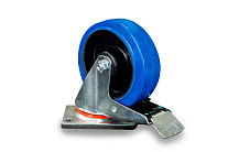 Колесо поворотное резина SRCLb 63 160 мм с тормозом (F) Колесо поворотное резина SRCLb 63 160 мм с тормозом (F)