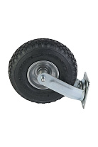 Колесо пневматическое резиновое 260 мм PRS 85 поворотное на кронштейне Колесо пневматическое резиновое 260 мм PRS 85 поворотное на кронштейне