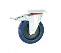 Колесо поворотное резина SRCLb 93 75 мм с тормозом (F) Колесо поворотное резина SRCLb 93 75 мм с тормозом (F)