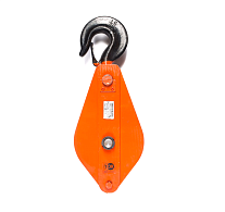 Блок монтажный двухрольный с крюком TOR 5 т (T)* Блок монтажный двухрольный с крюком TOR 5 т (T)*