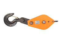 Блок монтажный двухрольный с крюком TOR HQG(L) K2-1,0 т (G)