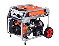 Генератор бензиновый TOR KM8000H 6,0 кВт 220В 27 л с электростартером и колесами Генератор бензиновый TOR KM8000H 6,0 кВт 220В 27 л с электростартером и колесами