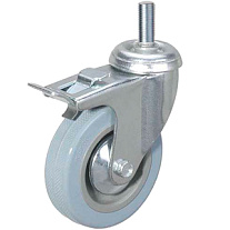 Колесо аппаратное поворотное SCtgb 55 120 мм с болтом и тормозом (F) Колесо аппаратное поворотное SCtgb 55 120 мм с болтом и тормозом (F)