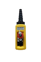 Пульт управления XAC-A2713Y для тали (2 кнопки, 1 скорость, ключ-марка, стоп, IP65, 380В) Пульт управления XAC-A2713Y для тали (2 кнопки, 1 скорость, ключ-марка, стоп, IP65, 380В)