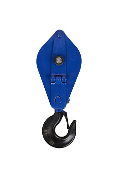 Блок монтажный однорольный с крюком TOR 2 т с откидной щекой (S)* Блок монтажный однорольный с крюком TOR 2 т с откидной щекой (S)*