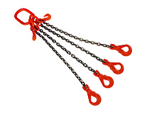 Строп цепной TOR 4СЦ г/п 11,2 т 5,0 м с укорачивающими и самозакрывающимися крюками Строп цепной TOR 4СЦ г/п 11,2 т 5,0 м с укорачивающими и самозакрывающимися крюками