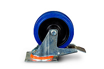 Колесо поворотное резина SRCLb 63 160 мм с тормозом (N) Колесо поворотное резина SRCLb 63 160 мм с тормозом (N)