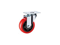 Колесо поворотное усиленное полиуретан SCMh 55 125 мм под болт Колесо поворотное усиленное полиуретан SCMh 55 125 мм под болт