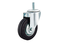 Колесо поворотное SCt 55 125 мм резина с болтом (F) Колесо поворотное SCt 55 125 мм резина с болтом (F)