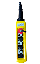 Пульт управления XAC-A6913Y для тали (6 кнопок, 2 скорости, ключ-марка, стоп, IP65, 380В) Пульт управления XAC-A6913Y для тали (6 кнопок, 2 скорости, ключ-марка, стоп, IP65, 380В)