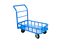 Тележка платформенная TOR ТП-МБ (600х900) с бортами (колеса 160мм) Тележка платформенная TOR ТП-МБ (600х900) с бортами (колеса 160мм)