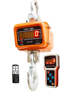 Весы крановые ВЭК-10000 лайт с дублированием показаний на пульт Весы крановые ВЭК-10000 лайт с дублированием показаний на пульт