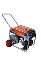Генератор бензиновый TOR KM6500H 5,0 кВт 220В 27 л с электростартером и колесами Генератор бензиновый TOR KM6500H 5,0 кВт 220В 27 л с электростартером и колесами